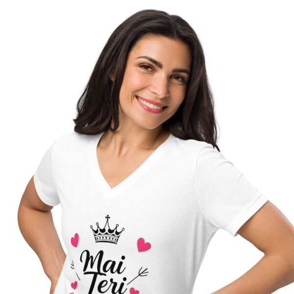 Women’s relaxed v-neck t-shirt - Image 4