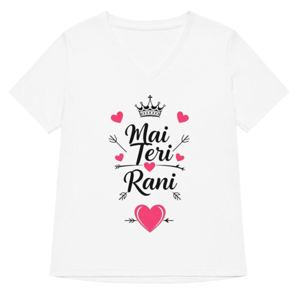 Women’s relaxed v-neck t-shirt - Image 2