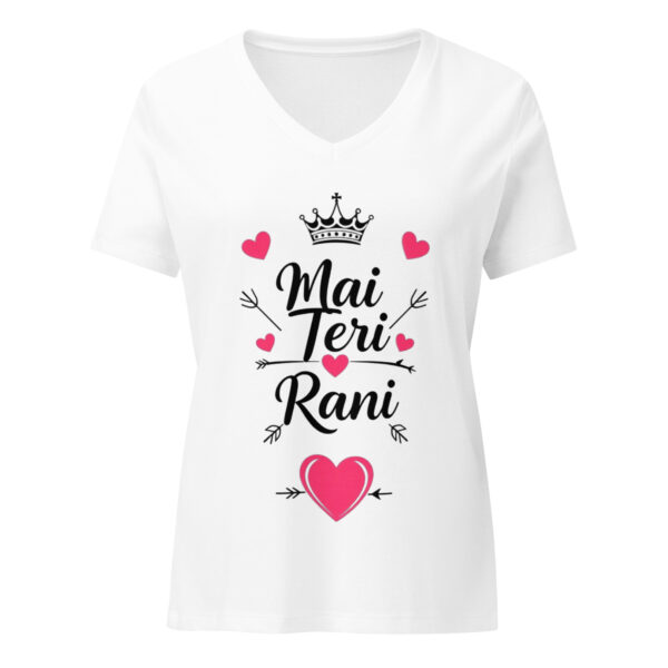Women’s relaxed v-neck t-shirt - Image 3