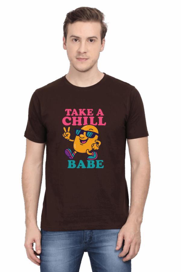 Take a Chill Babe T-Shirt – Funny Cartoon Potato with Sunglasses | Retro Cool Vibes Tee for Relaxed Living - Image 6