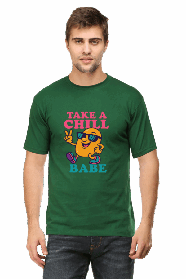 Take a Chill Babe T-Shirt – Funny Cartoon Potato with Sunglasses | Retro Cool Vibes Tee for Relaxed Living - Image 7