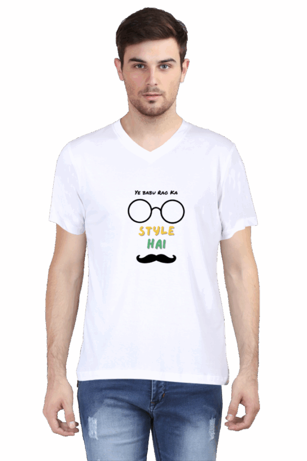 Ye Babu Rao Ka Style Hai” Iconic Bollywood T-Shirt - Image 3